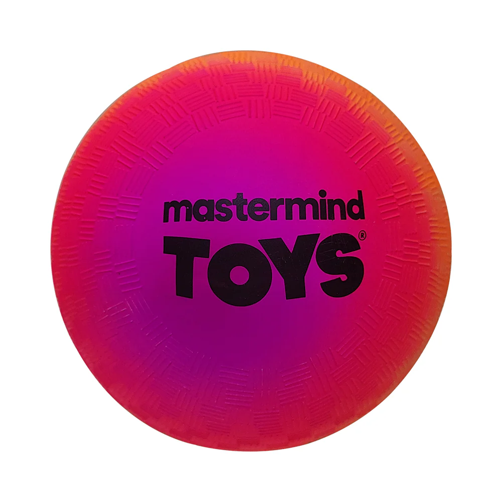 Mastermind Toys 5" Neon Rainbow Skill-Building Playground Ball - Image 4