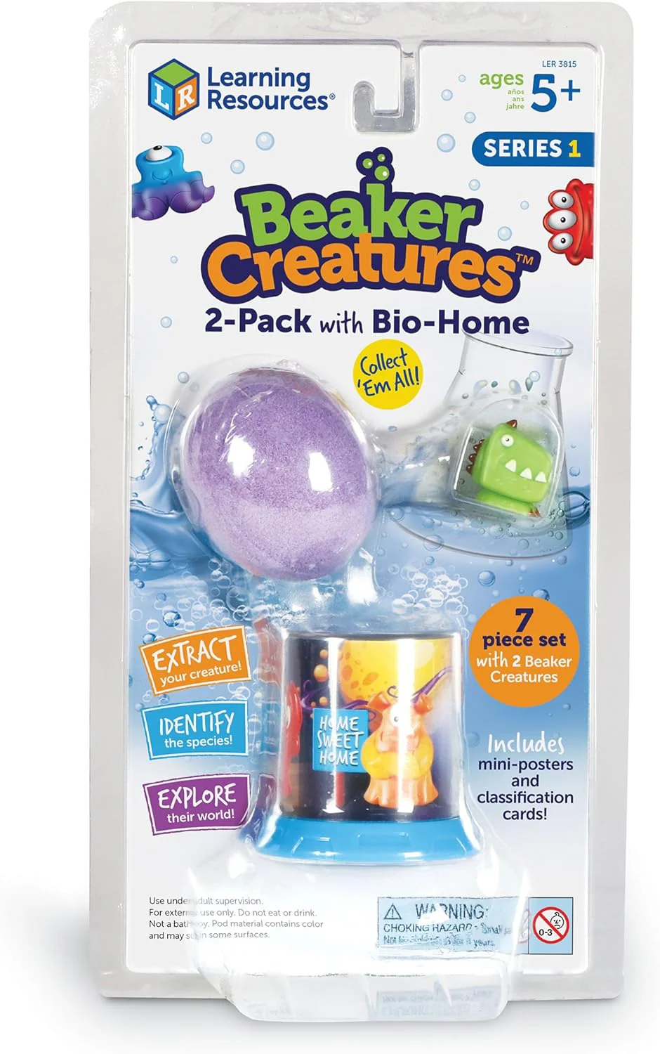 Beaker Creatures® 2 Pack With Bio-Home