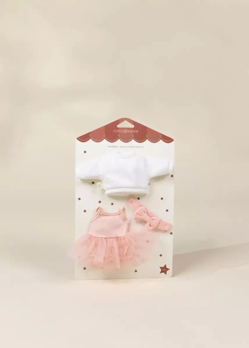 Coco Tiny 10" Baby Play Doll Clothing Set – Ballerina - Image 4