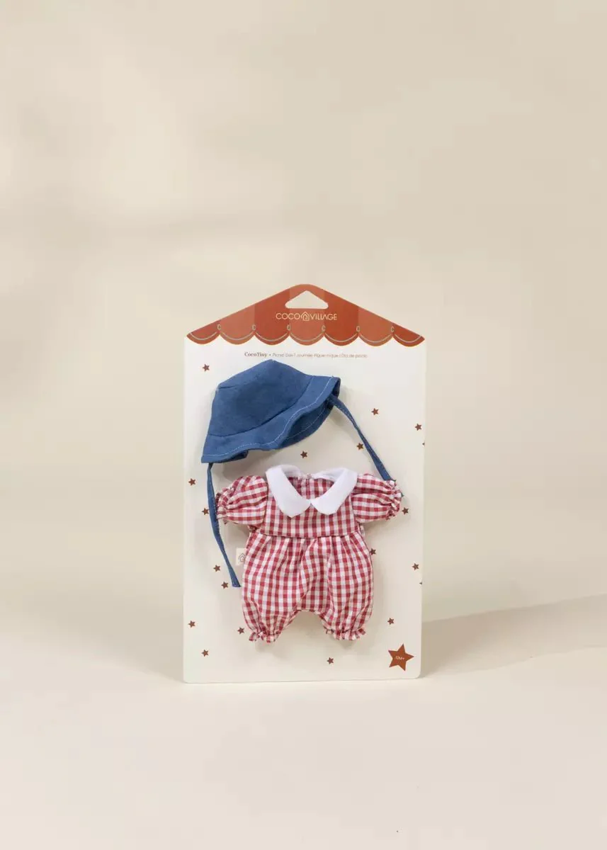 Coco Tiny 10" Baby Play Doll Clothing Set – Picnic Day - Image 4