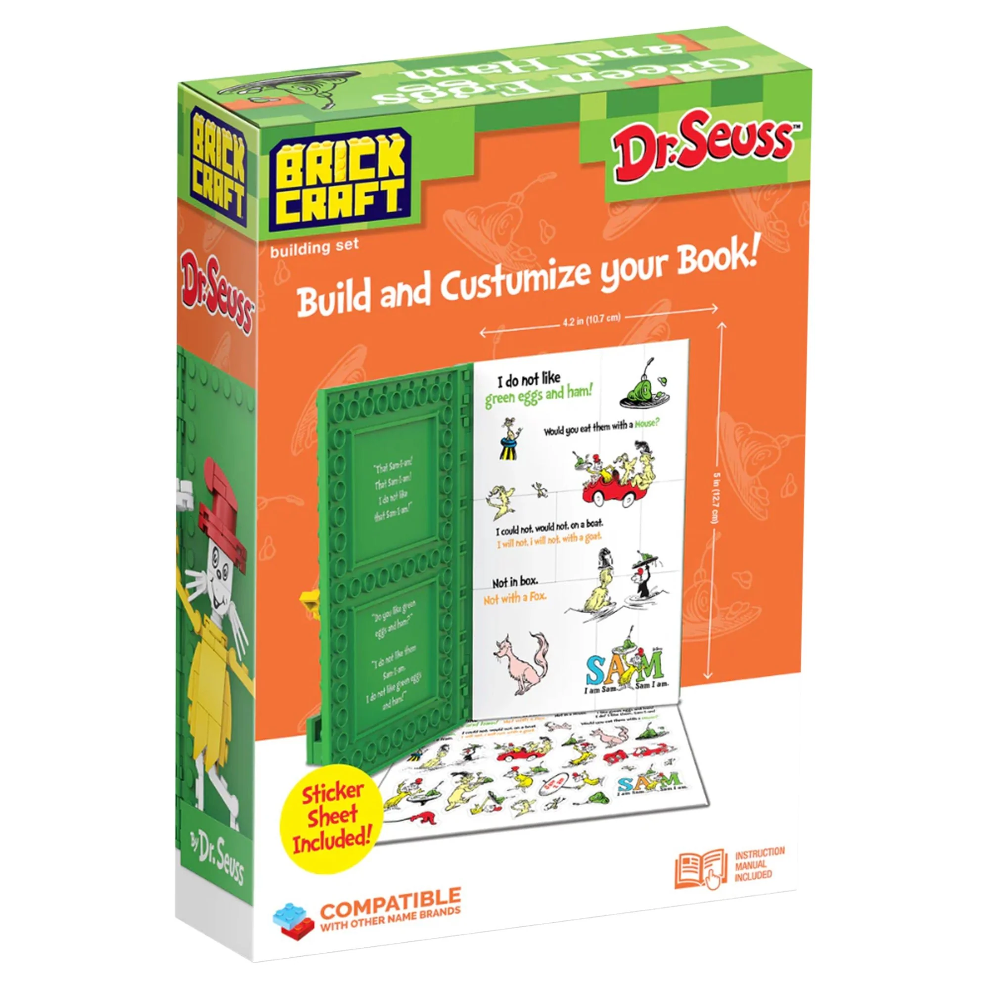 Dr. Suess Build-A-Books: Green Eggs and Ham - 107 Pieces - Image 4