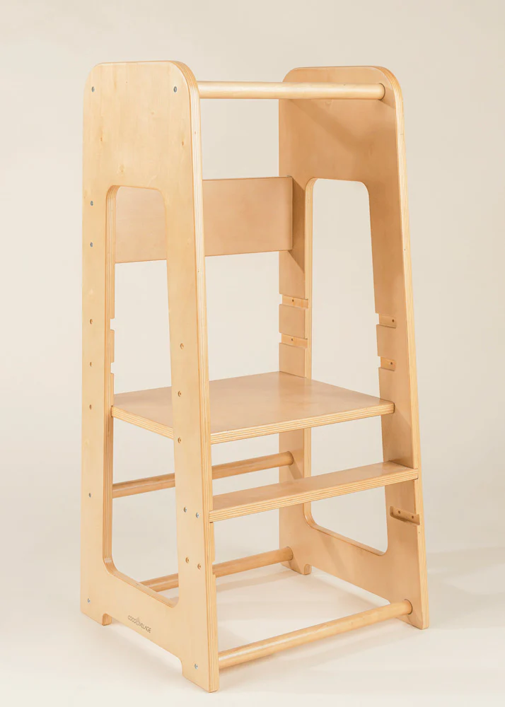Educational Tower - Natural Wood - Image 26