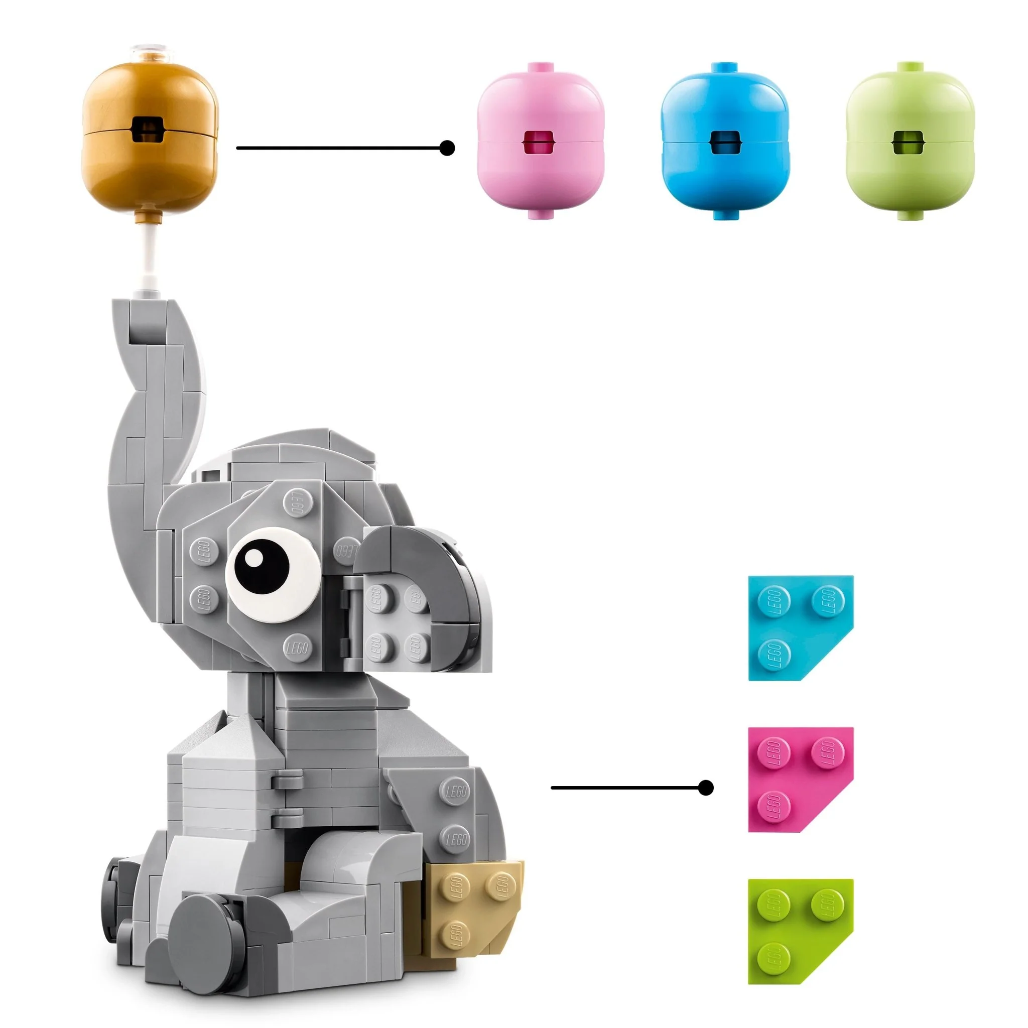 LEGO Baby Elephant in the Sky Building Set 40814 - Image 5