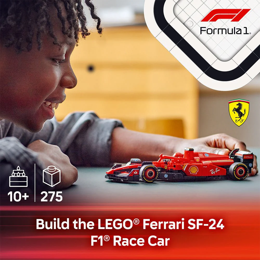 LEGO Speed Champions Ferrari SF24 F1 Race Car77242 - Image 2