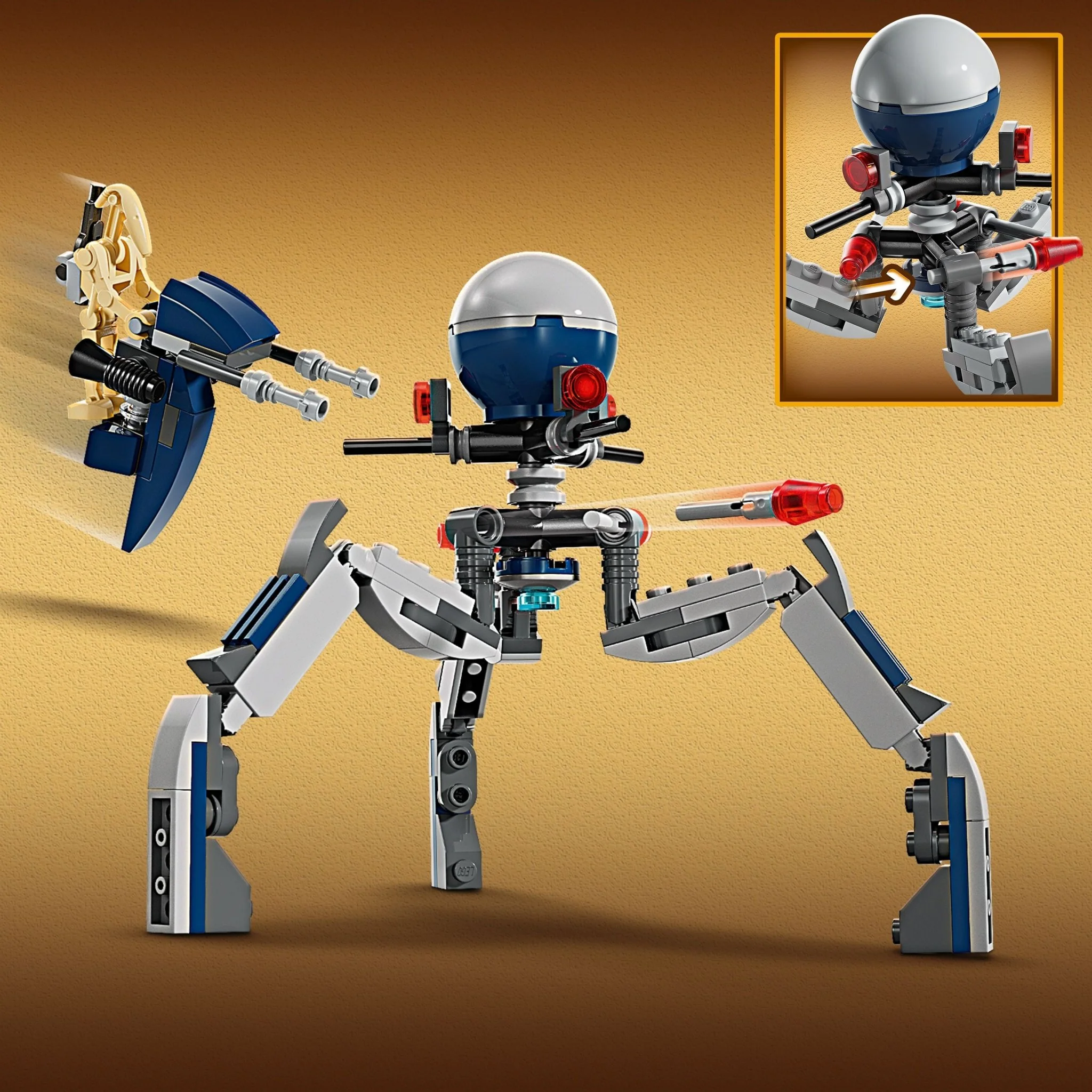 LEGO® Star Wars™ Clone Trooper™ & Battle Droid™ Battle Pack 75372 - Image 3