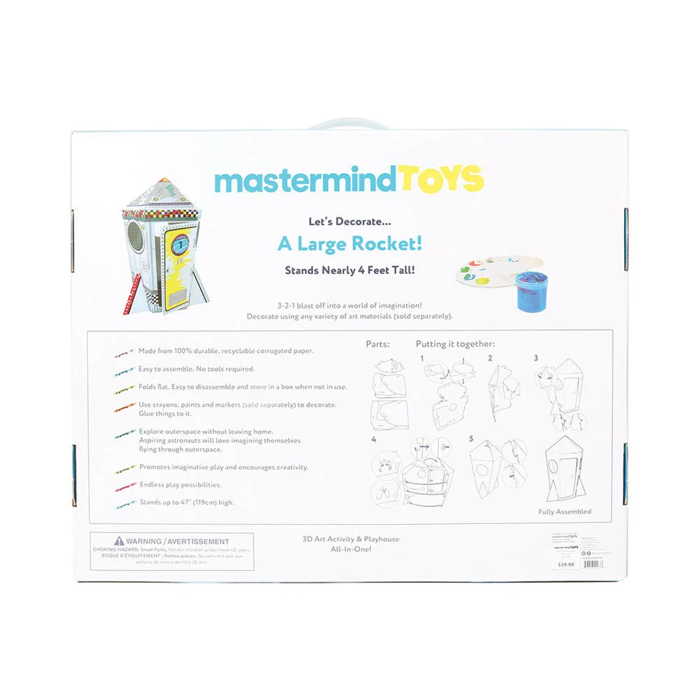 Mastermind Toys Let's Decorate A Large Rocket - Image 7