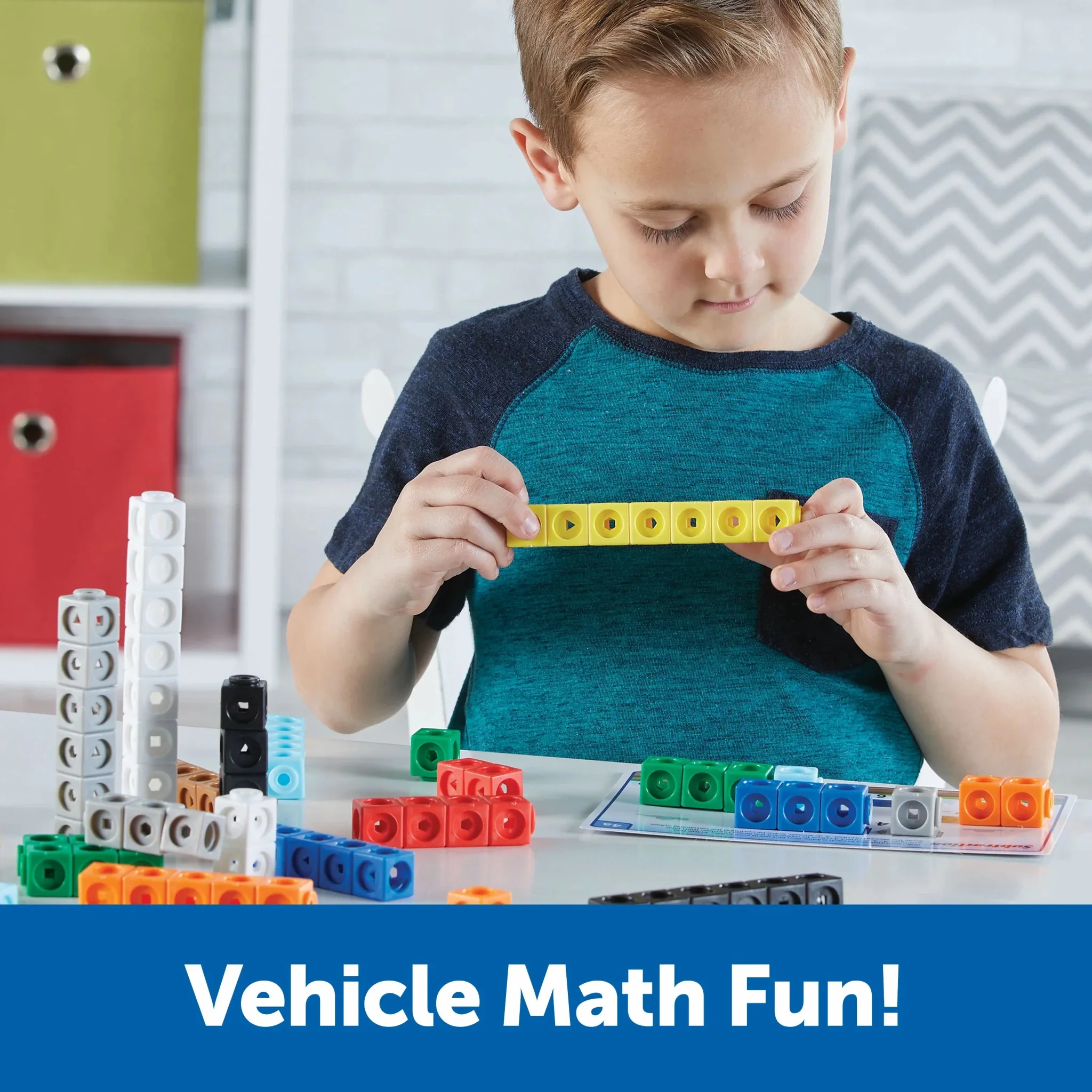 MathLink® Cubes Kindergarten Math Activity Set: Mathmobiles! - Image 2