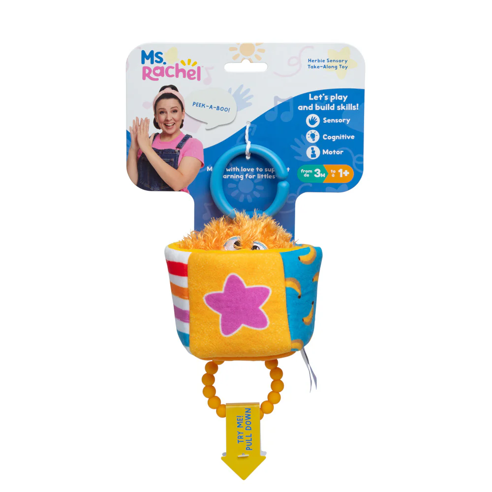Ms. Rachel Herbie Sensory Take a Long Toy - Image 11