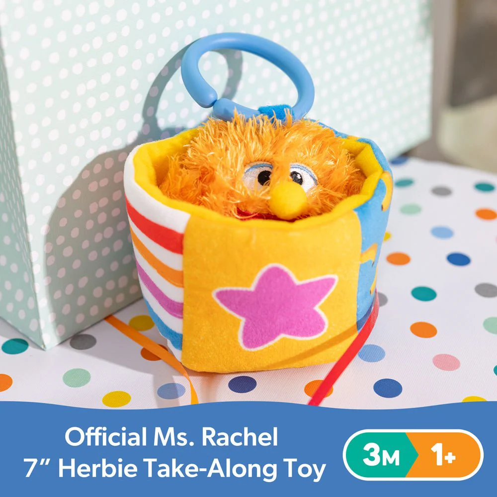 Ms. Rachel Herbie Sensory Take a Long Toy - Image 4
