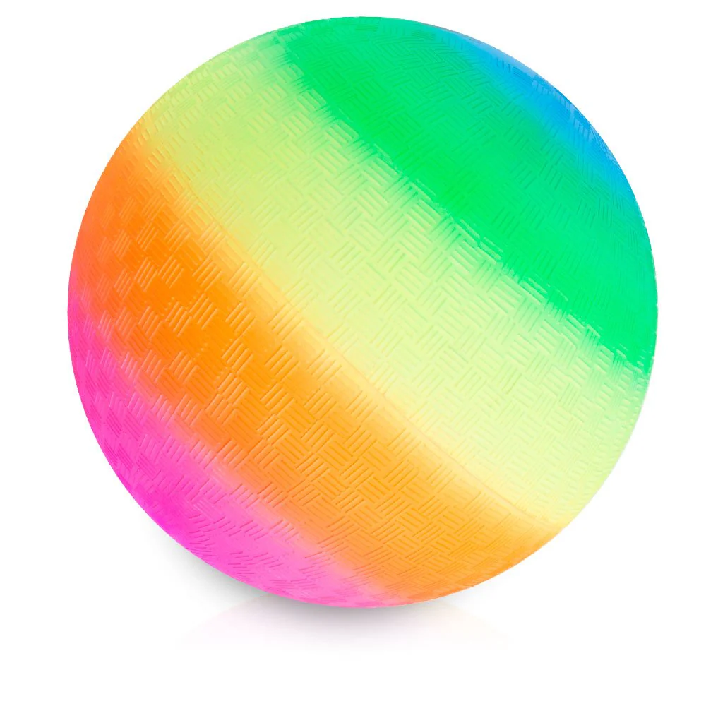 Mastermind Toys 7'' Neon Rainbow Take Anywhere Playground Ball - Image 2