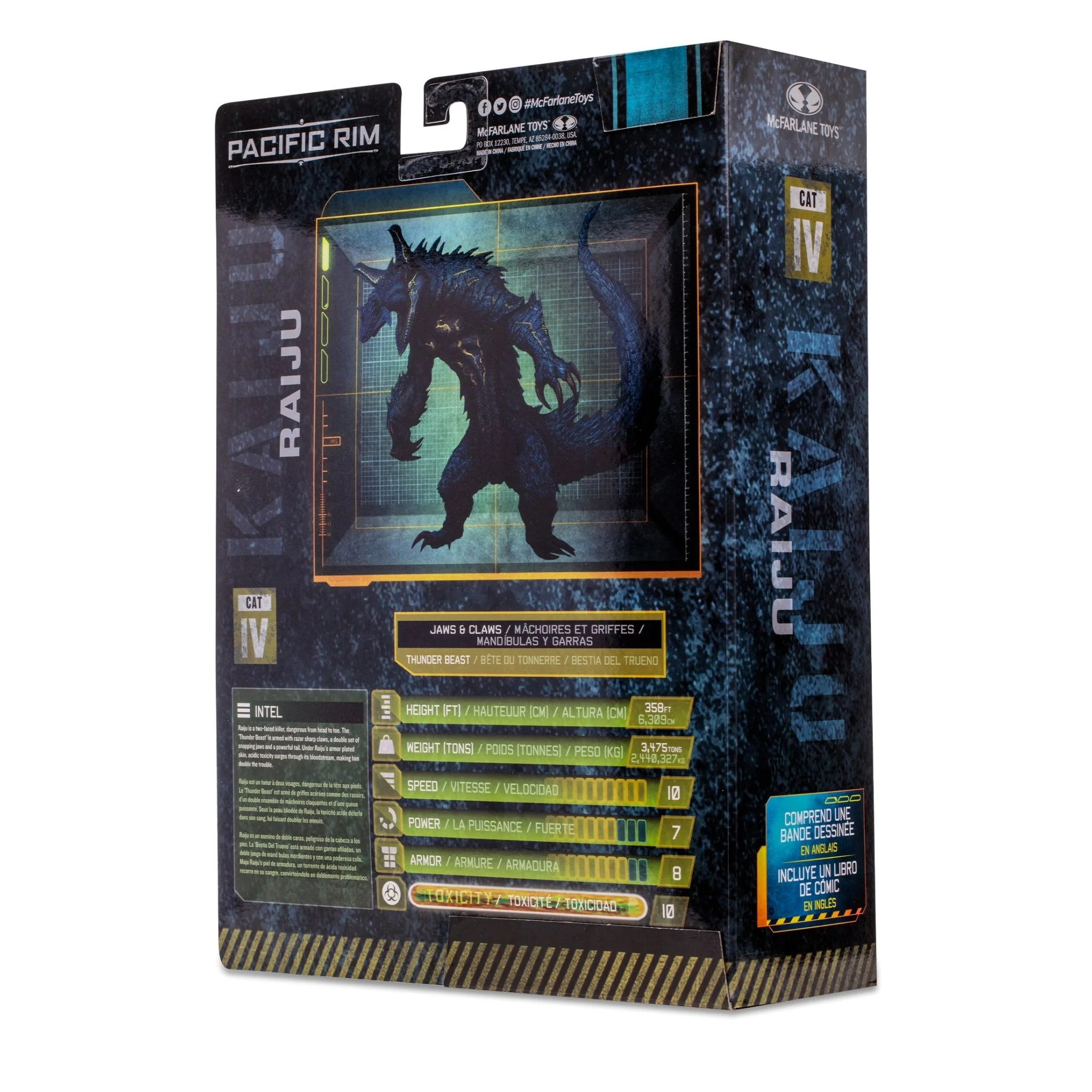 Pacific Rim Kaiju Figures with Comic WV1 - Raiju - Image 5
