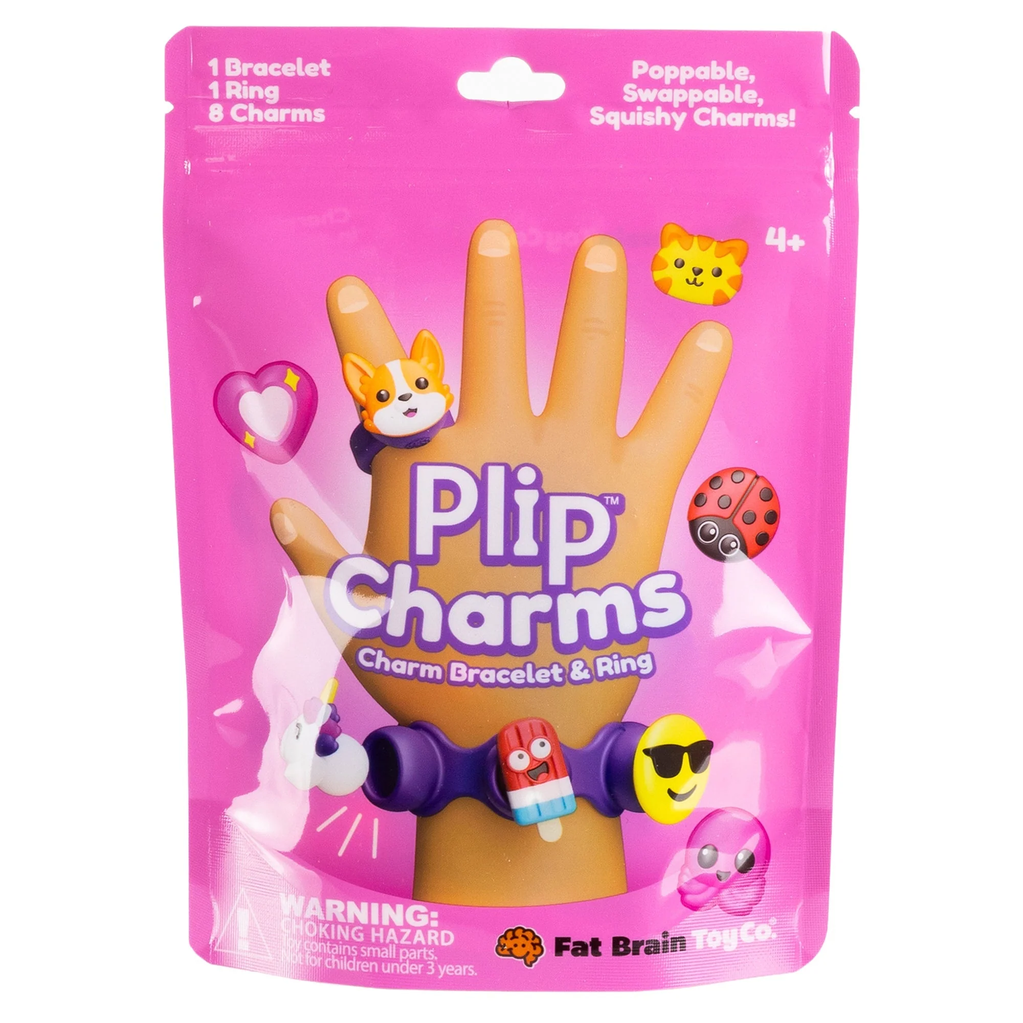 Plip Charms Purple Bracelet