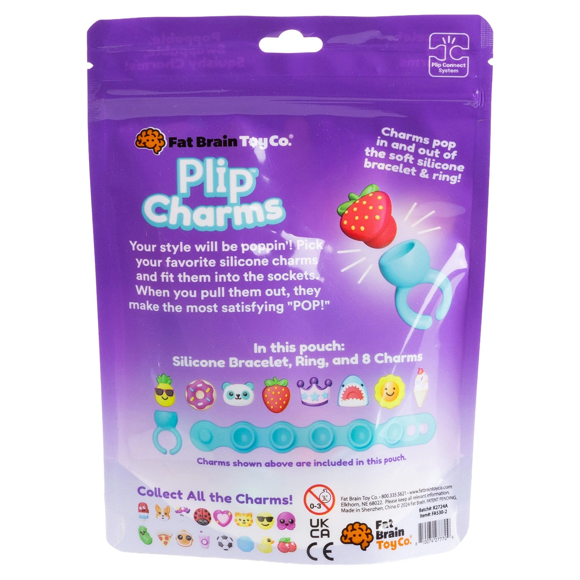 Plip Charms Teal Bracelet - Image 2