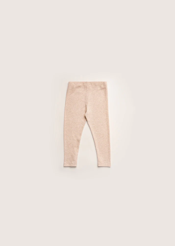 Rise Little Earthling Hacci Legging Oatmeal - Image 3
