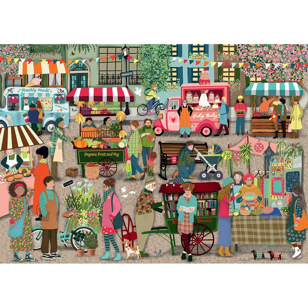 Street Market 1000 Pc Puzzle - Image 3