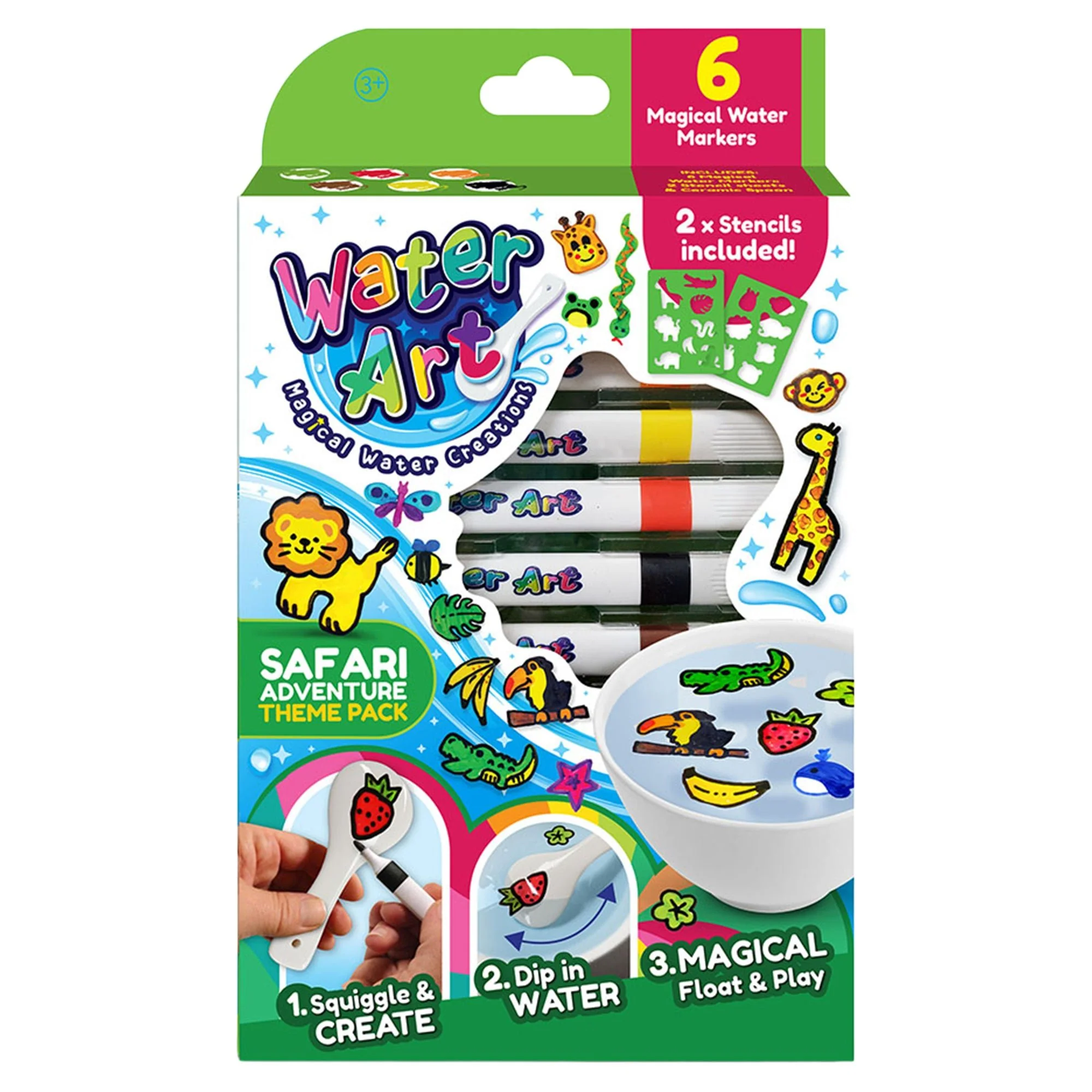 Water art - Themed Pack  Safari Adventure